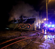 Gaisras Vilniaus Žvėryne Sėlių 45
