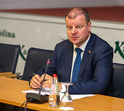 Sauliaus Skvernelio susitikimas su medikais