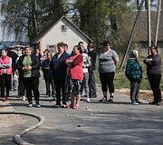&Scaron;alčininkų rajone, Krakūnų kaime kilęs gaisras sunaikino apie 20 pastatų