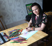 Brigita Paulauskienė ir jos pie&scaron;iniai