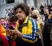 Gintautas Mažeikis LGBT eitynėse &bdquo;Kaunas Pride&ldquo; 