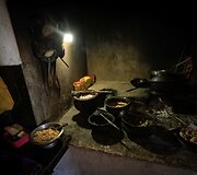 &Scaron;ri Lankos džiunglėse esančio Madhuwa kaimo gyventojų buitis
