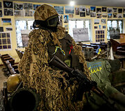 Ukrainos karo artefaktų ekspozicija - muziejus 