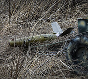 Ukrainos kari&scaron;kių naudojamas robotas