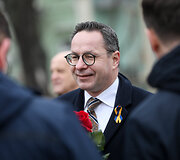 Lietuvos politikų delegacija vie&scaron;i Ukrainoje