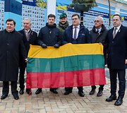 Lietuvos politikų delegacija vie&scaron;i Ukrainoje