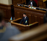 Lietuvos politikų delegacija vie&scaron;i Ukrainoje