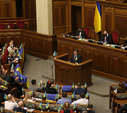 Lietuvos politikų delegacija vie&scaron;i Ukrainoje
