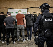 &bdquo;Aras&ldquo; &scaron;turmuoja nelegalaus tabako fabriką Kretingos rajone