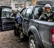 Filmo "Rytų frontas" režisierius Jevgenas Titarenko Rusijos - Ukrainos kare 2015 m.