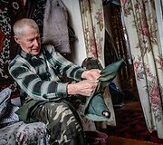 Žiema Romualdo ir Antaninos sodyboje Musteikoje