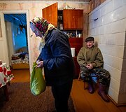 Žiema Romualdo ir Antaninos sodyboje Musteikoje