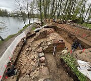 Trakų pusiasalio pilies archeologinių tyrimų metu aptikti radiniai