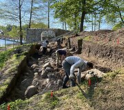 Trakų pusiasalio pilies archeologinių tyrimų metu aptikti radiniai
