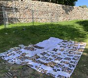 Trakų pusiasalio pilies archeologinių tyrimų metu aptikti radiniai
