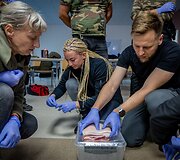 SAM organizuoti taktinės medicinos mokymai GMP darbuotojams
