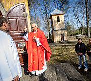 Verbų sekmadienis Kabelių kaimo (Varėnos r.) bažnyčioje