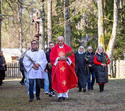 Verbų sekmadienis Kabelių kaimo (Varėnos r.) bažnyčioje