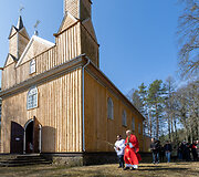 Verbų sekmadienis Kabelių kaimo (Varėnos r.) bažnyčioje