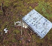 VU studentai praktikos metu &scaron;alia Puvočių (Varėnos raj.) aptiko kontrabandinių cigarečių krovinį