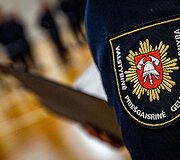 2026 m. spalio 16 d. Ugniagesių gelbėtojų mokykloje prisiekė būsimi ugniagesiai - NM-2026/180 grupės kursantai