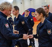 2026 m. spalio 16 d. Ugniagesių gelbėtojų mokykloje prisiekė būsimi ugniagesiai - NM-2026/180 grupės kursantai