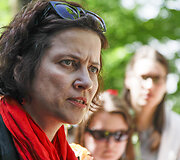 Protesto akcija prie Norvegijos ambasados Vilniuje