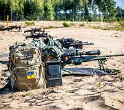 Ukrainos snaiperiai tobulinasi Lietuvoje