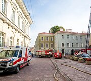 Gelbėtojų pratybos Vilniaus universitete