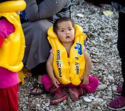 Migrantai ruo&scaron;iasi plaukti per i&scaron;orinę Europos sąjungos sieną