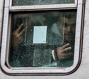 Migrantai Tovarniko (Kroatija) geležinkelio stotyje