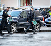 Vilniaus geležinkelio stotyje rastą įtartiną krep&scaron;į patikrino &bdquo;Aro&ldquo; i&scaron;minuotojai