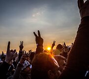 Idomeni pabėgėlių stovykloje &scaron;venčiamas Nauruzas - persų naujieji metai
