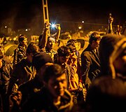 Idomeni pabėgėlių stovykloje &scaron;venčiamas Nauruzas - persų naujieji metai