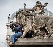 Žurnalistai nu&scaron;viečia Briuselio teroro atakas