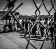 Didžiausia Europoje migrantų stovykla įsikūrusi amerikiečių kariams statytame miestelyje