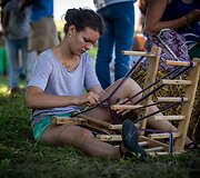 Festivalio &bdquo;Mėnuo juodaragis&ldquo; akimirka