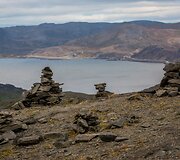 Nordkapas - &scaron;iauriausia Europos vieta vadinamas ta&scaron;kas