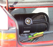 Palangoje Sodų gatvėje sudegė automobilis