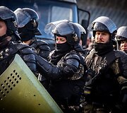 VST pareigūnų pratybos Pravieni&scaron;kių kolonijoje 