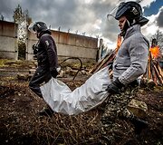 VST pareigūnų pratybos Pravieni&scaron;kių kolonijoje 