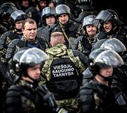 VST pareigūnų pratybos Pravieni&scaron;kių kolonijoje 