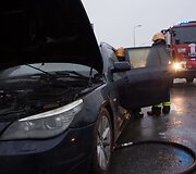 Oslo gatvėje užsidegė automobilis