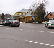 Į avariją pateko Pagėgių merą V. Komskį vežęs savivaldybės automobilis