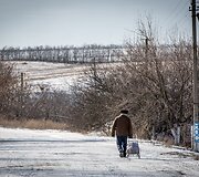 Kelias, kuriuo vaik&scaron;to gyventojai ne kartą buvo ap&scaron;audytas artilerijos ir tankų