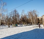 Prie&scaron;akinėse Ukrainos karo linijose esančio Marjinkos miestelio kasdienybė