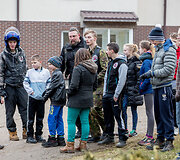 Laurynas Baltrūnas - Oblius Beižionių vaikų namuose veda jaunųjų motociklininkų būrelį