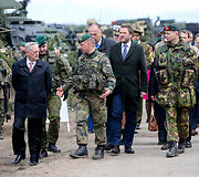 JAV Gynybos sekretoriaus J. Mattis vizitas  poligone Pabradėje