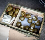 Ukrainiečių kari&scaron;kių prie&scaron;akinė pozicija "Butovka"  &scaron;alia Donecko