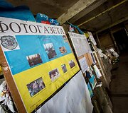 Ukrainiečių kari&scaron;kių prie&scaron;akinė pozicija "Butovka"  &scaron;alia Donecko